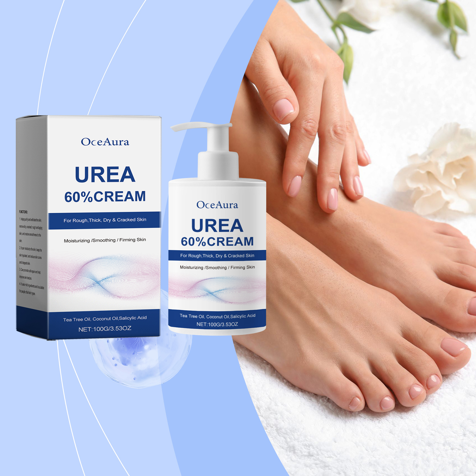 Urea Foot Cream - 60% Urea Care Foot Cream Heel