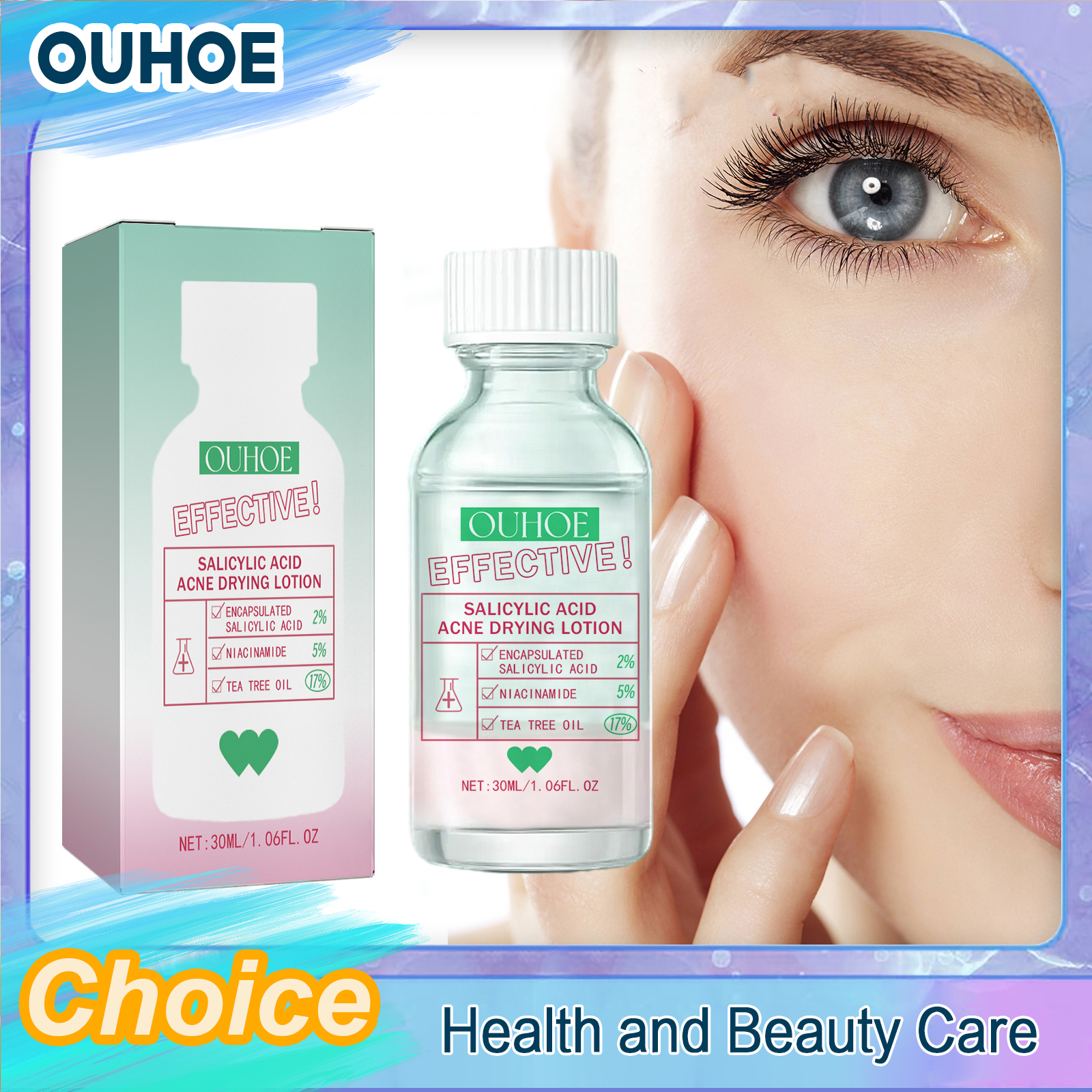 Skincare Glad2Glow - Salicylic Acid Solution Clean Pores Exfoliate
