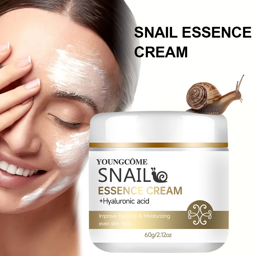 Snail essence cream with hyalu - Skincare Glad2Glow ulasan dan harga