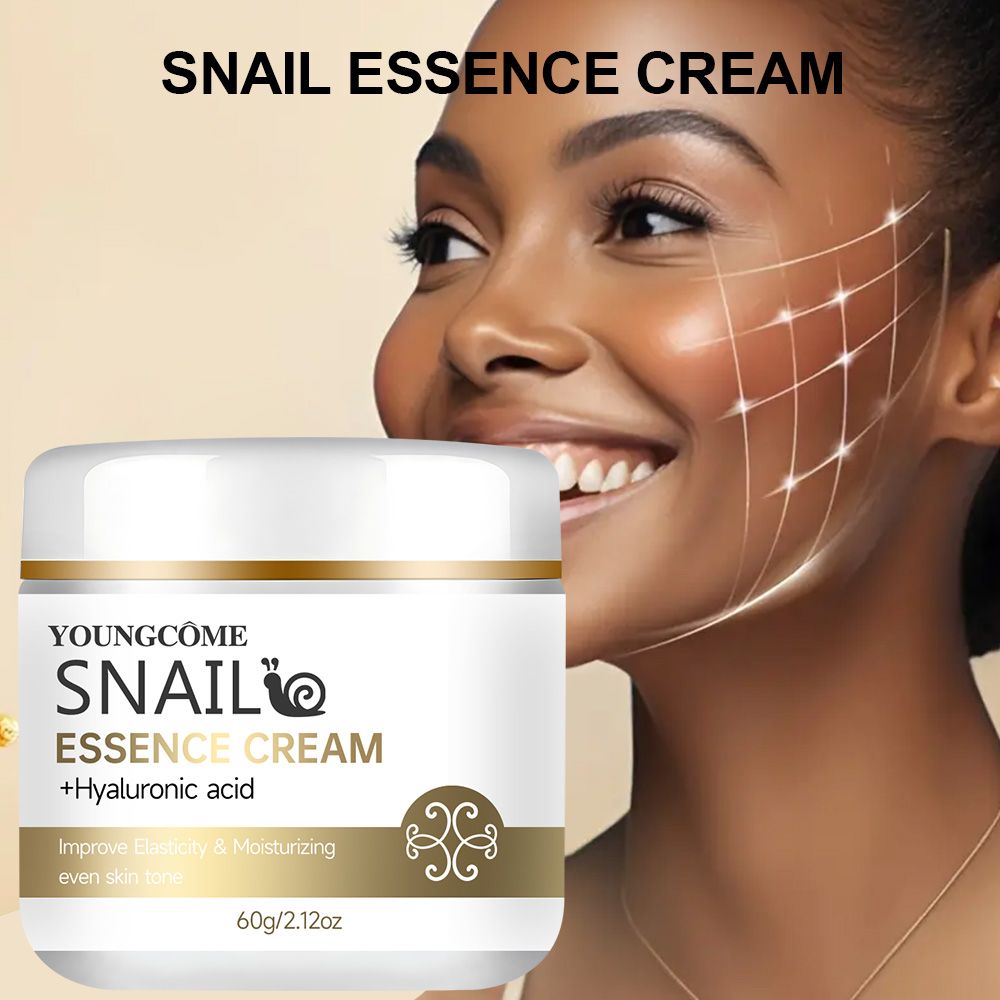 Snail essence cream with hyalu - Skincare Glad2Glow ulasan dan harga