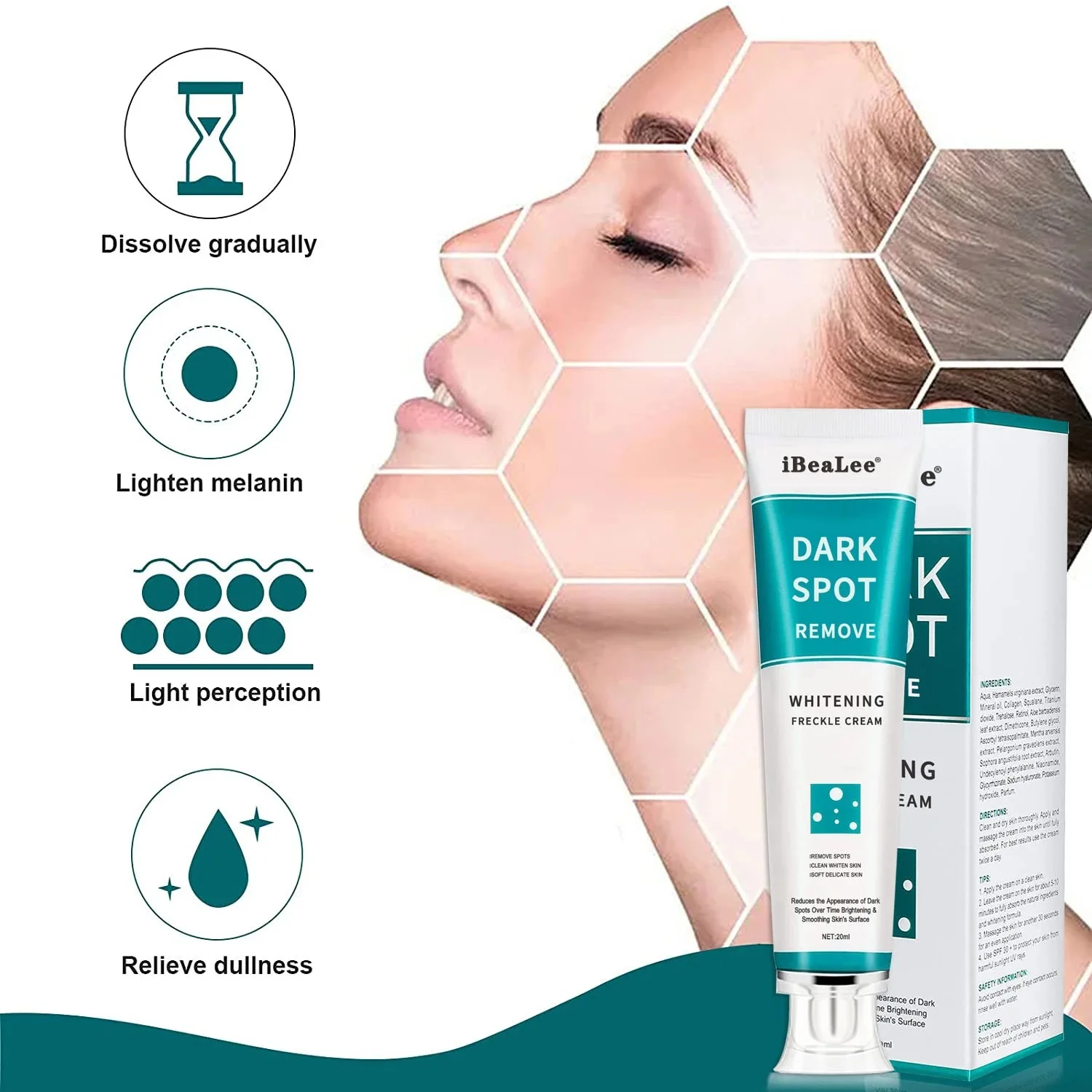 Melasma Brightening Face Cream - Skincare Glad2Glow ulasan dan harga