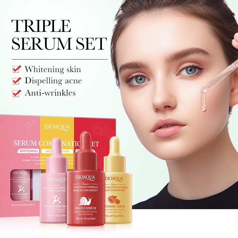 3pcs/set BIOAQUA Vitamin C Ret - Skincare Vitamin C ulasan dan harga