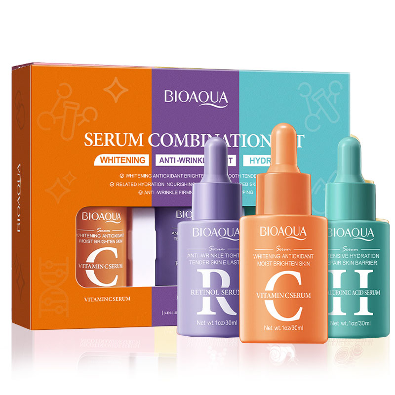 3pcs/set BIOAQUA Vitamin C Ret - Skincare Vitamin C ulasan dan harga