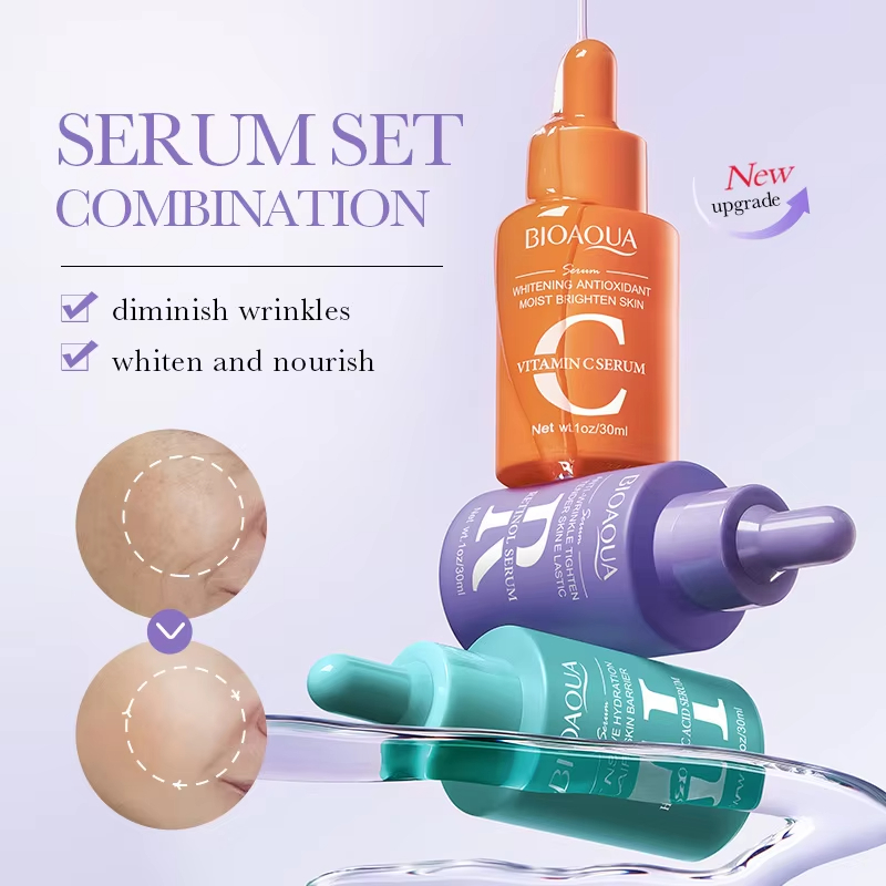 3pcs/set BIOAQUA Vitamin C Ret - Skincare Vitamin C ulasan dan harga