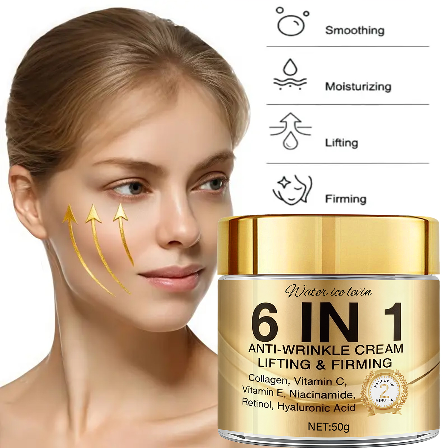 6-In-1 Anti-Wrinkle Cream. Lif - Skincare Vitamin C ulasan dan harga
