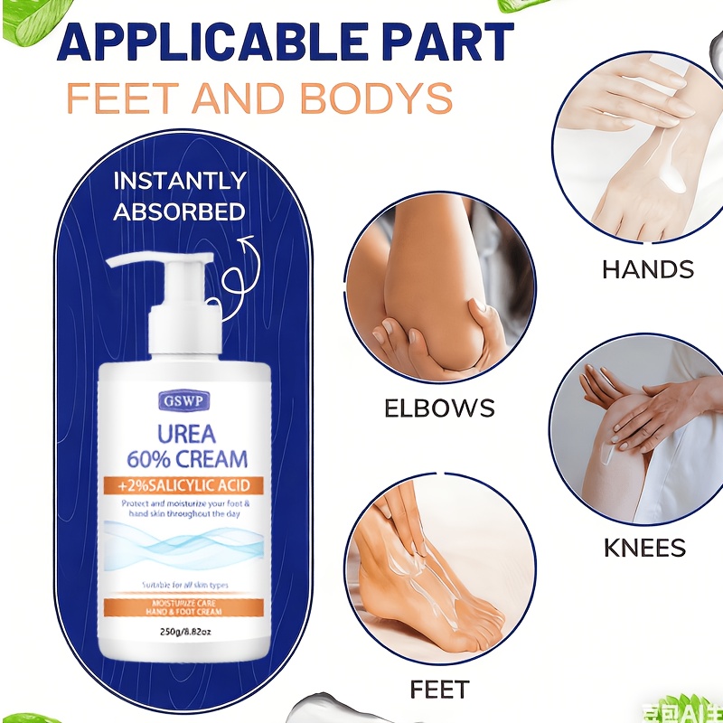GSWP 60% Urea Moisturising Han - Urea Foot Cream ulasan dan harga