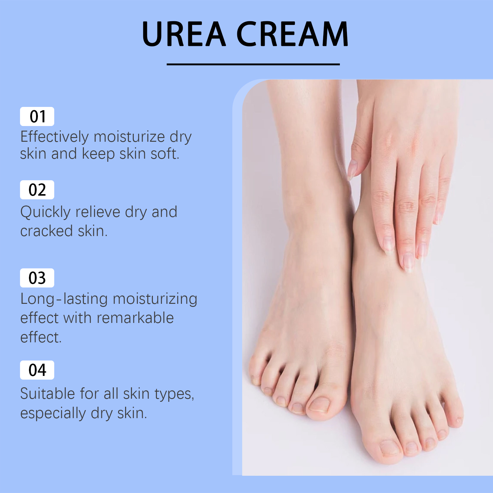 60% Urea Care Foot Cream Heel  - Urea Foot Cream ulasan dan harga