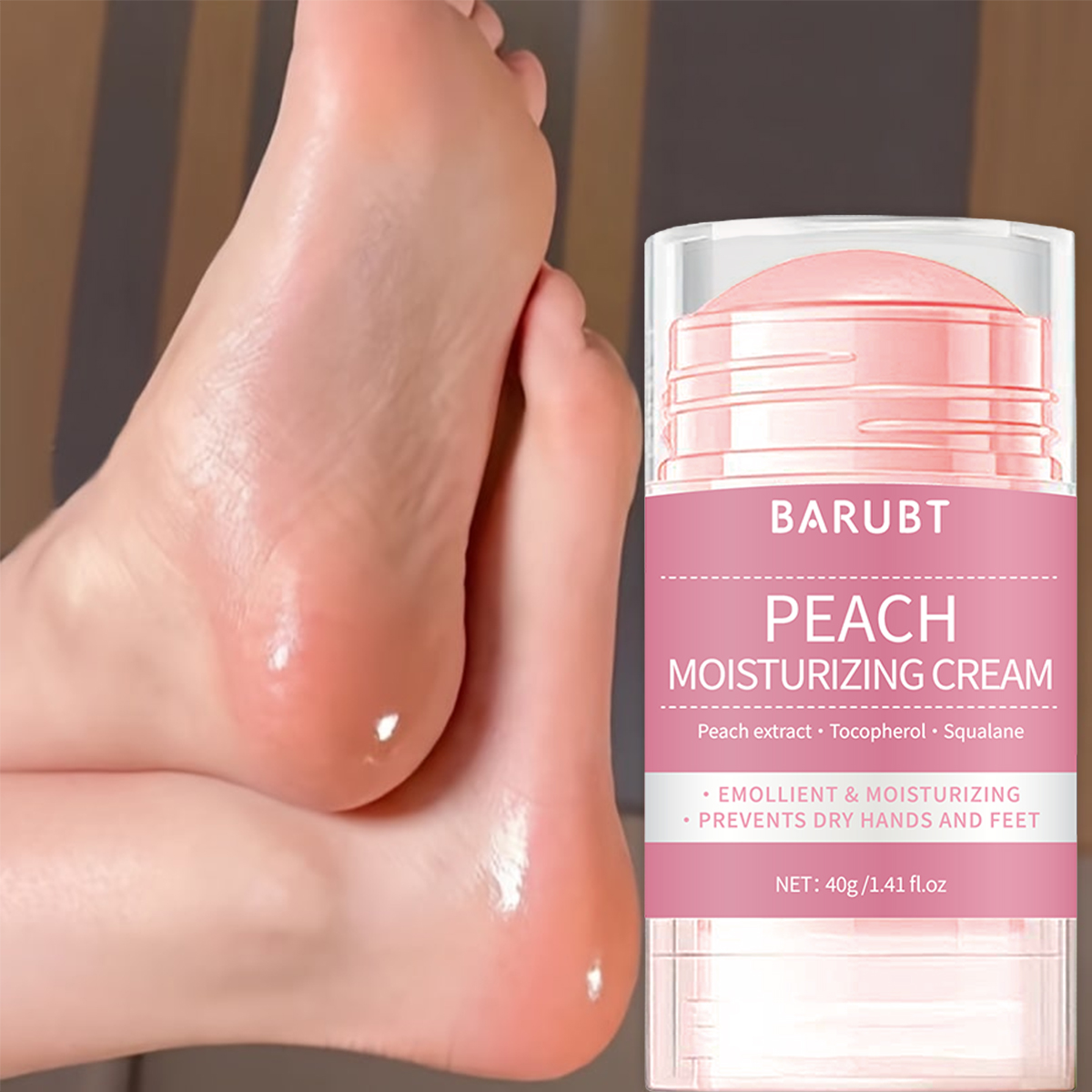 Peach urea mud film rod, salic - Urea Foot Cream ulasan dan harga