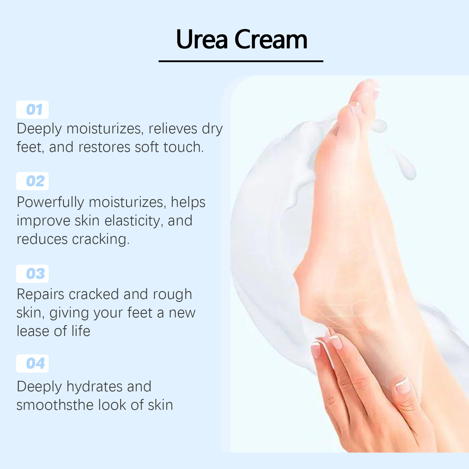 42% Urea Cream + 2% Salicylic  - Urea Foot Cream ulasan dan harga