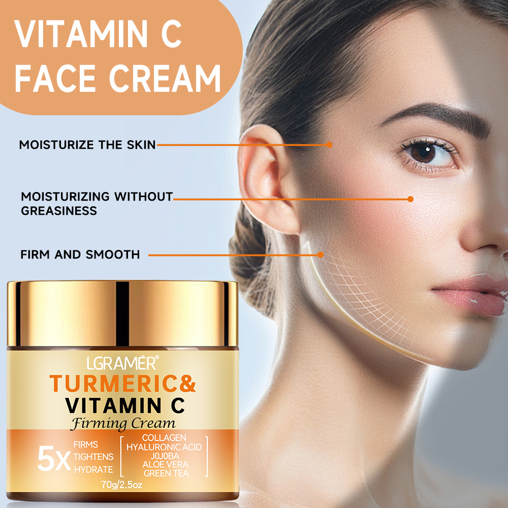 Turmeric Vitamin C Face Cream  - Skincare Glad2Glow ulasan dan harga