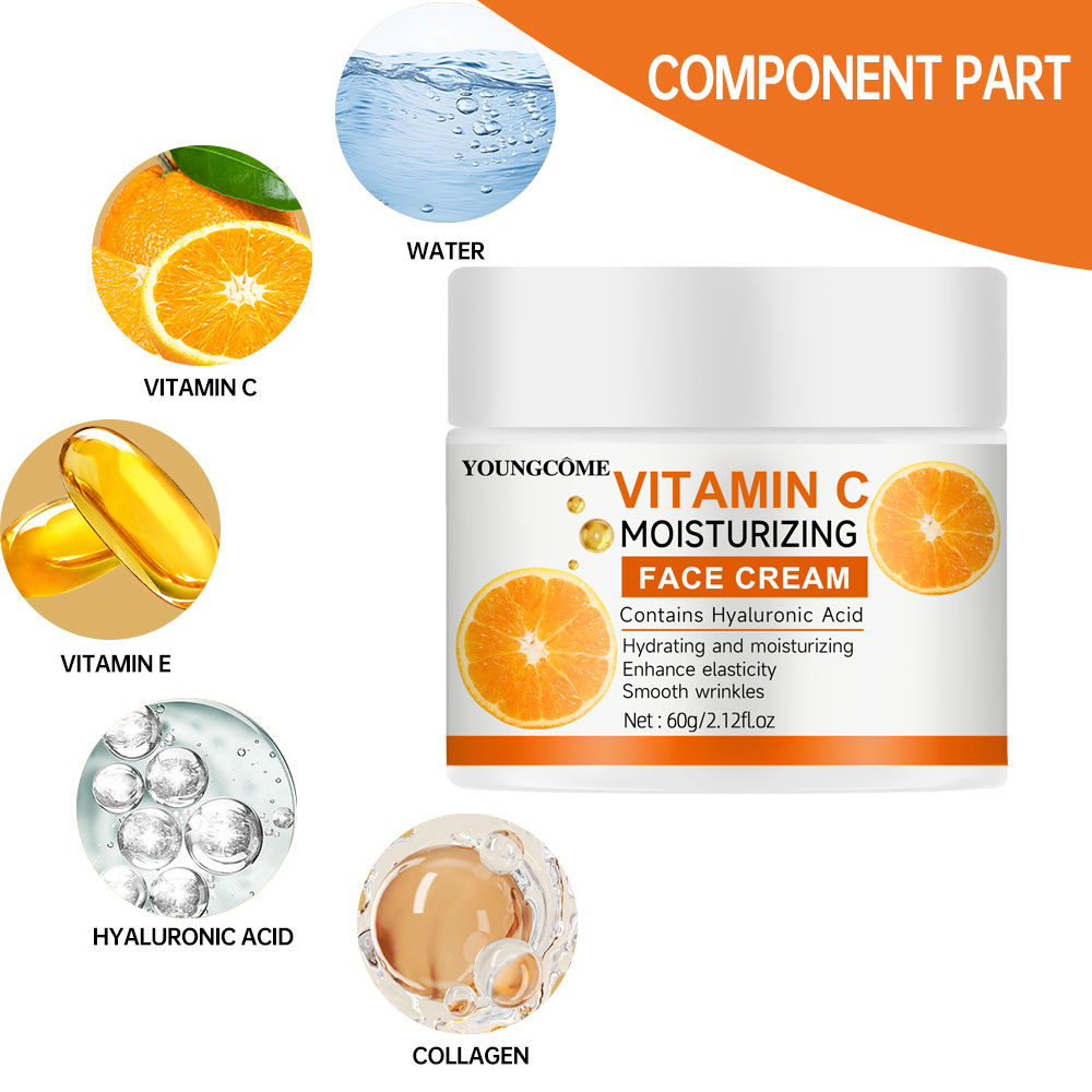 Vitamin C Moisturizer with Hya - Skincare Vitamin C ulasan dan harga