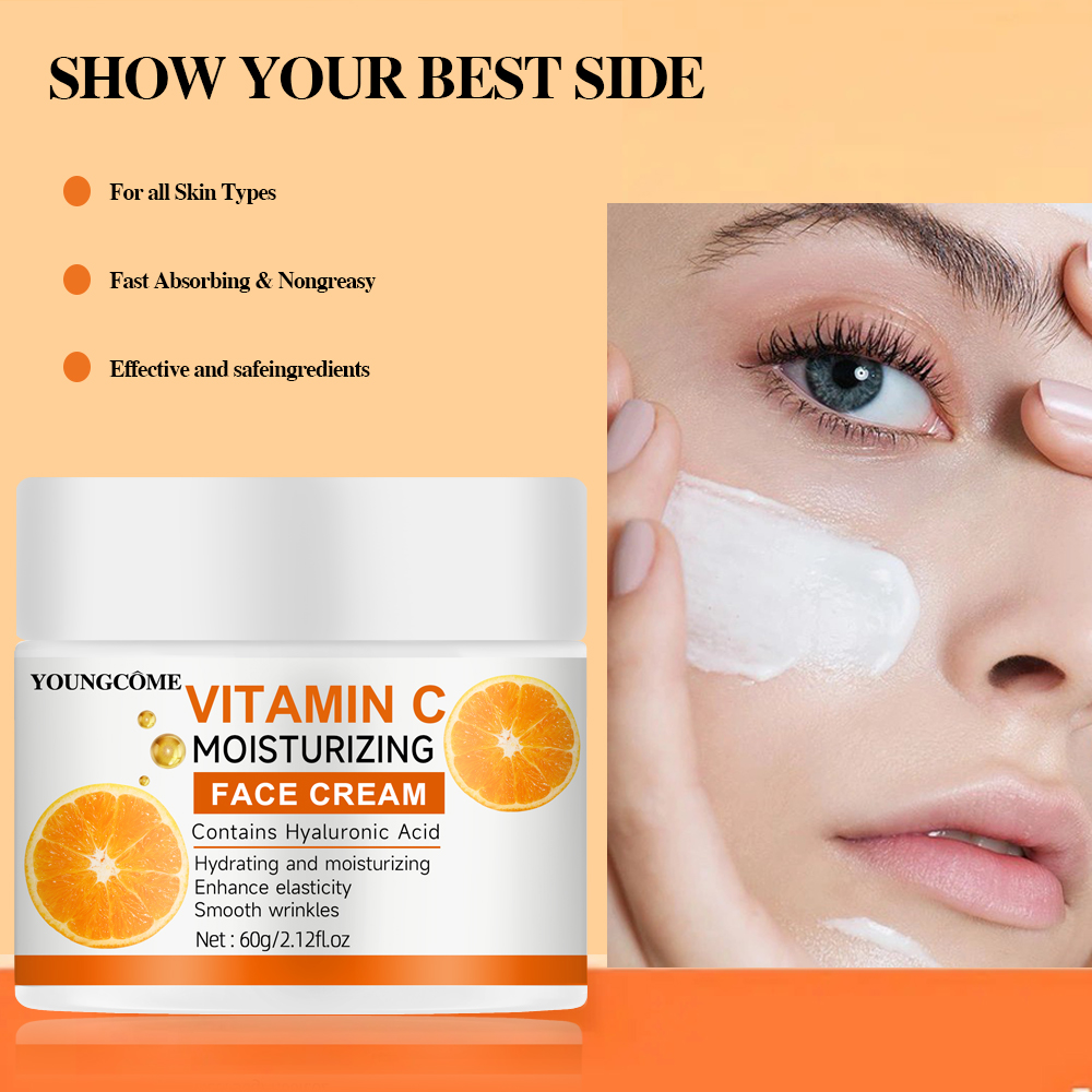 Vitamin C Moisturizer with Hya - Skincare Vitamin C ulasan dan harga