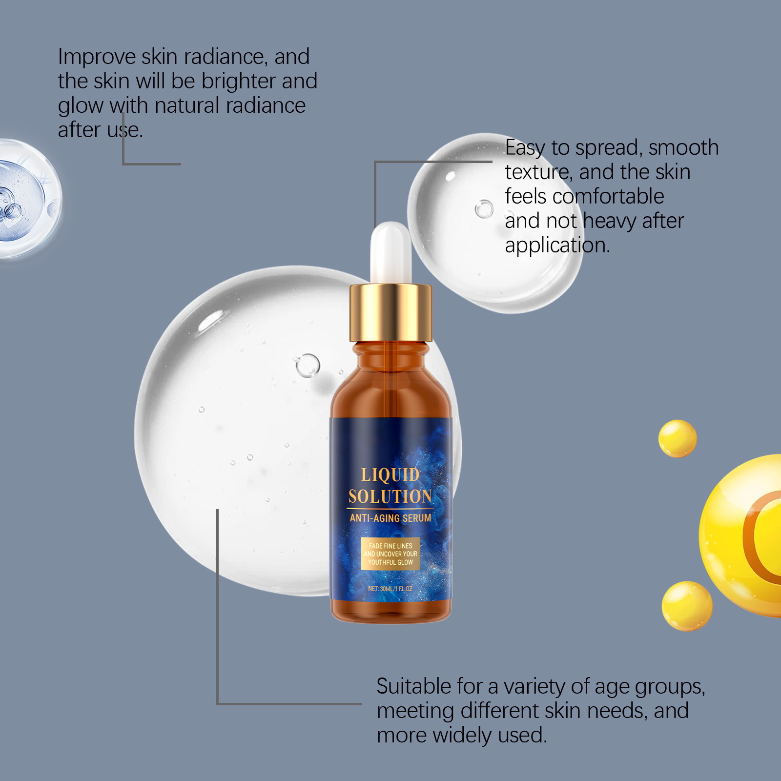 Anti Aging Serum Reduce Wrinkl - Skincare Glad2Glow ulasan dan harga