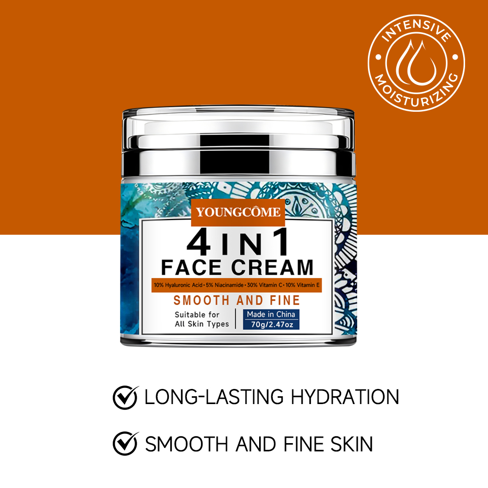 4 IN 1 Face Cream Retinol Smoo - Skincare Glad2Glow ulasan dan harga