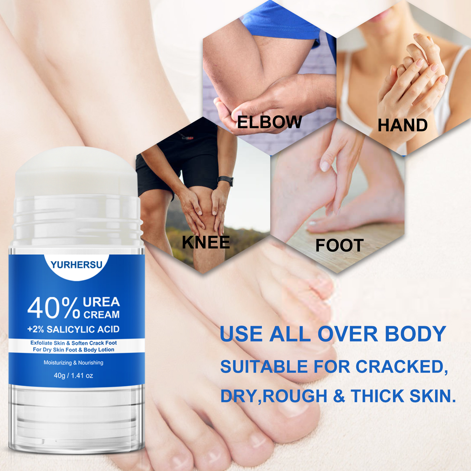 40% Urea Foot Cream Stick - Mo - Urea Foot Cream ulasan dan harga