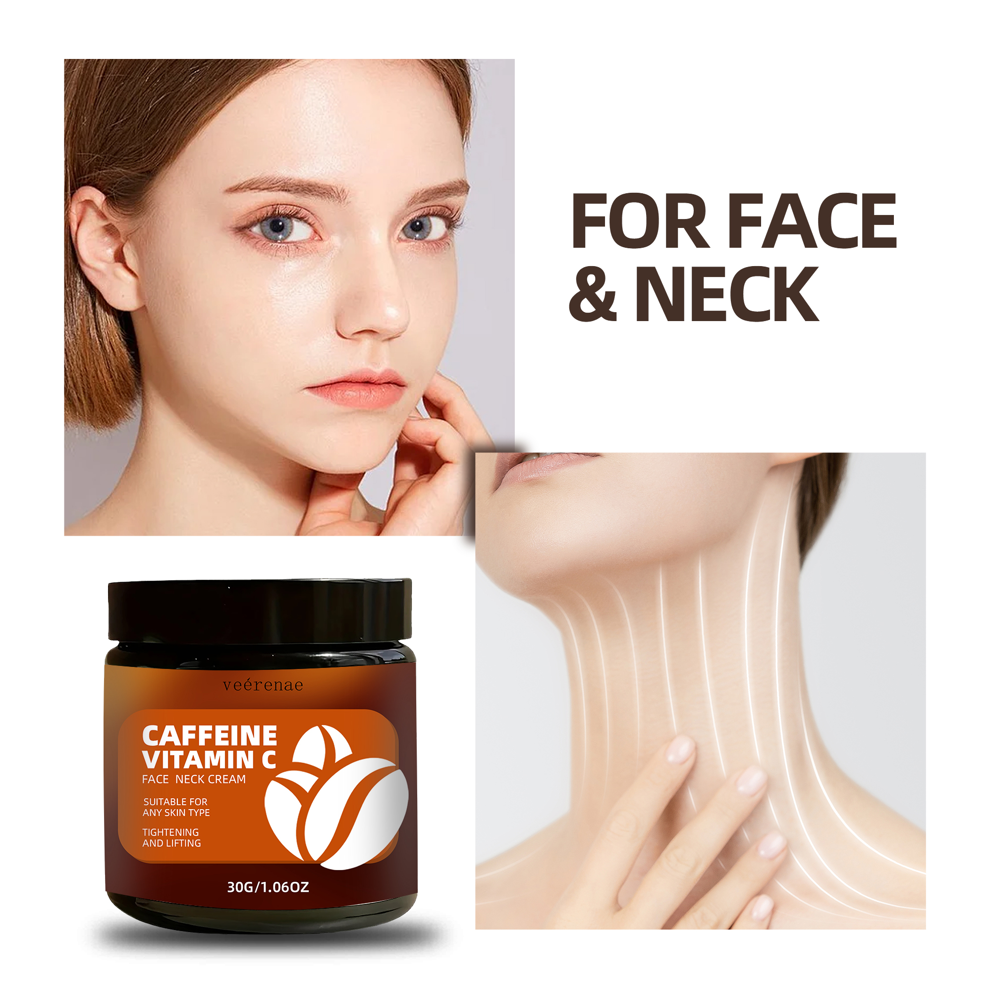 CAFFEINE VITAMIN C FACE NECK C - Skincare Vitamin C ulasan dan harga