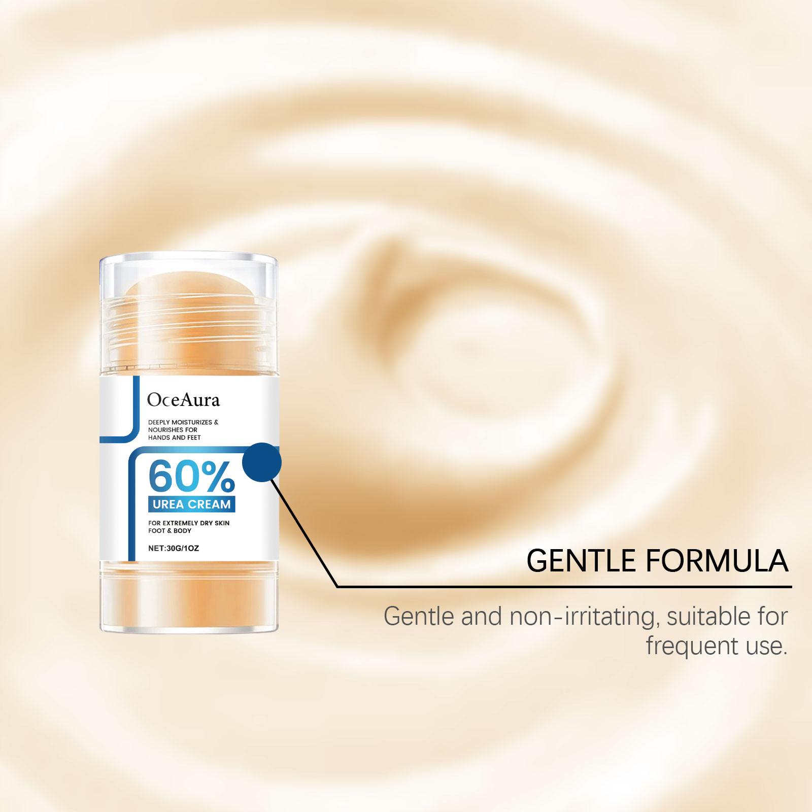 60% Urea Foot Cream Stick Mois - Urea Foot Cream ulasan dan harga
