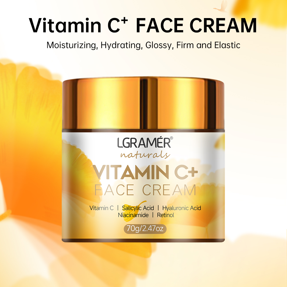 Vitamin C Face Cream Retinol S - Skincare Glad2Glow ulasan dan harga